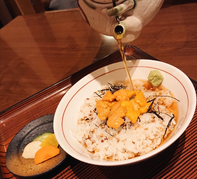 ウニ茶漬け